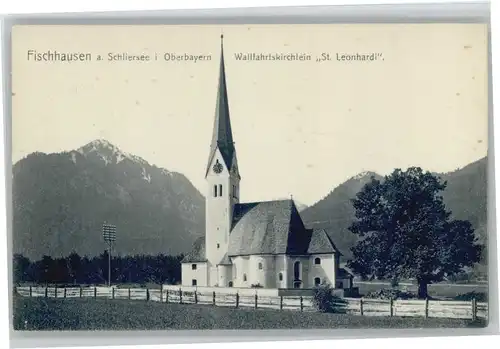 Fischhausen Schliersee Wallfahrtskirche St Leonhardi *