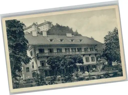 Hohenaschau Chiemgau Restaurationsgarten *