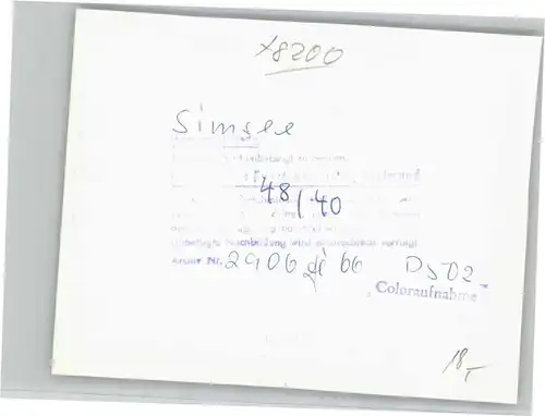 Simssee Rosenheim Fliegeraufnahme *