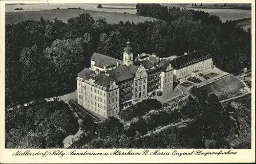 Mallersdorf Wald Sanatorium Altersheim St Maria Fliegeraufnahme x