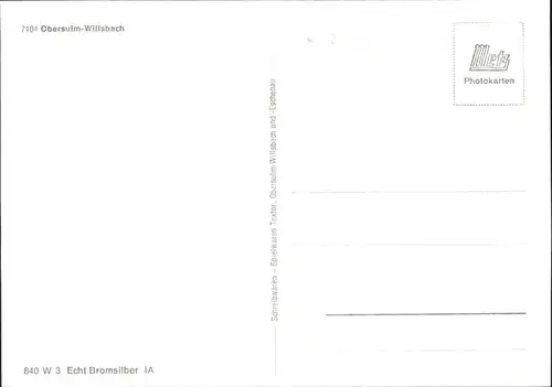 Obersulm Willsbach *