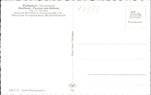 Zwickgabel Pension zum Mohren *