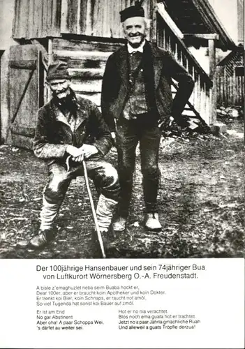 Woernersberg Resensaegmuehle Zinsbachstube Hansenbauer *