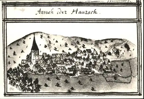 Aurich Ludwigsburg Abbildung nach Forstlagerbuch um 1680 *