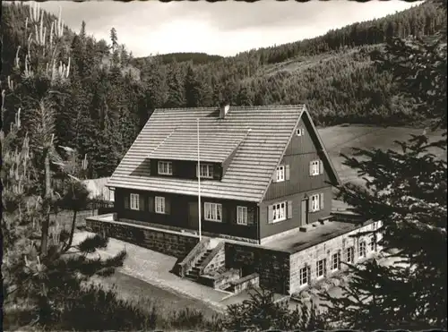 Hinterlangenbach Baiersbronn Waldarbeiter Schule  *