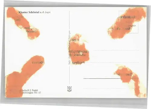 Schoental Jagst Kloster *