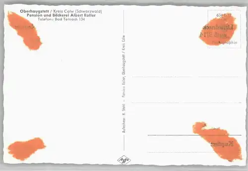 Oberhaugstett Pension Baeckerei Albert Roller *