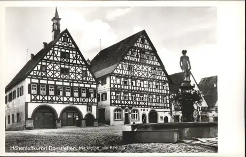 Dornstetten Wuerttemberg Marktplatz Rathaus  *