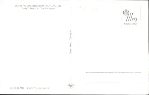 Inzigkofen Volkshochschulheim *