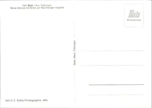 Buehl Tuebingen Schule Wurmlinger Kapelle *
