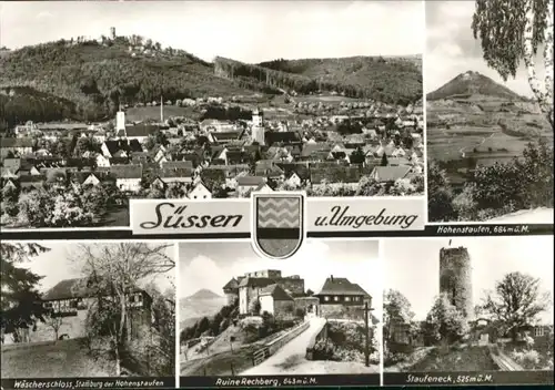Suessen Hohenstaufen Waescher Schloss Ruine Rechberg  *