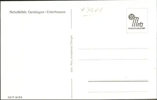Genkingen Nebelhoehle Unterhausen *