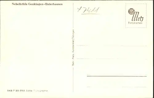 Genkingen Nebelhoehle Unterhausen *