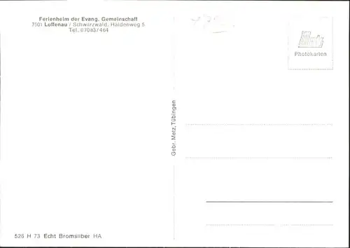 Loffenau Bad Herrenalb Ferienheim *