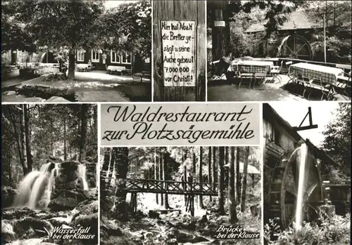 Loffenau Bad Herrenalb Restaurant Plotzsaegemuehle *
