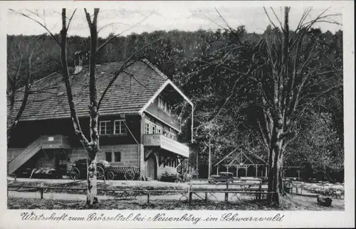 Schoemberg Schwarzwald Neuenbuerg Wirtschaft Groesseltal *