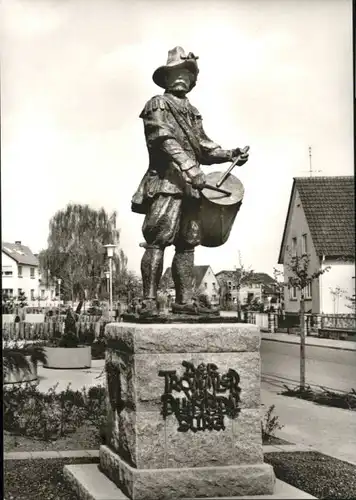 Philippsburg Baden Philippsburg Trommler Denkmal  * / Philippsburg /Karlsruhe LKR