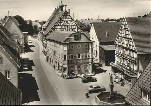 Rosenfeld Martktbrunnen Hauptstrasse *