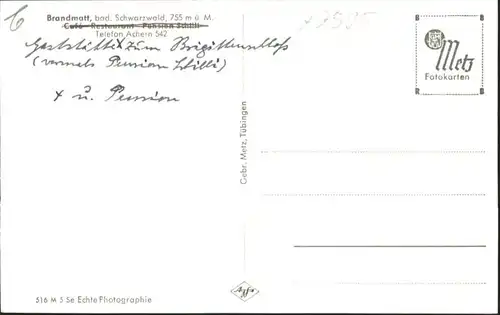 Brandmatt Pension Schilli *