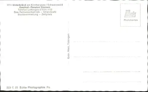 Unterbraend Gasthof Pension Sternen *