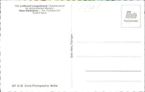 Langenbrand Forbach Haus Schoenblick *