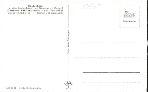 Staufenberg Gernsbach  *