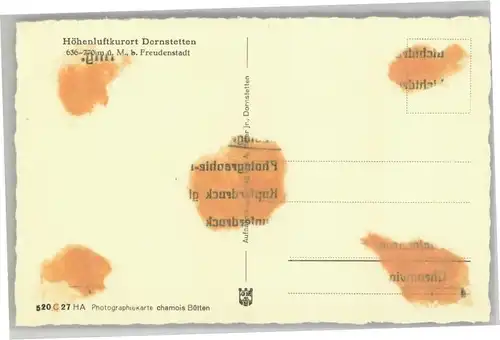 Dornstetten Wuerttemberg  *