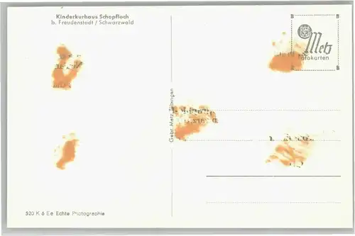 Schopfloch Freudenstadt Schopfloch Kinderkurhaus * / Schopfloch /Freudenstadt LKR