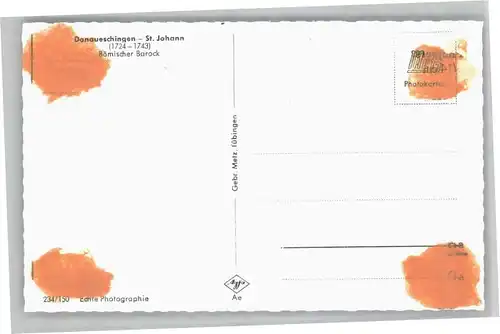 Donaueschingen St. Johann  *