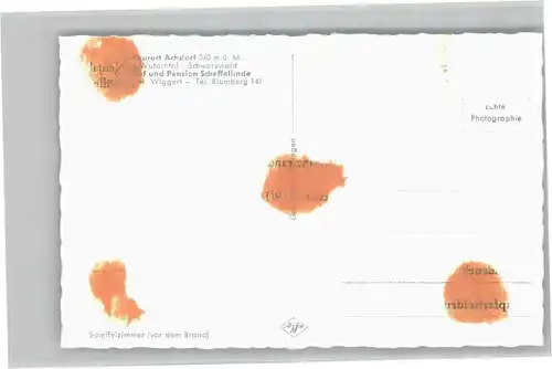 Achdorf Blumberg Achdorf Villingen Gasthof Pension Scheffellinde * / Blumberg /Schwarzwald-Baar-Kreis LKR
