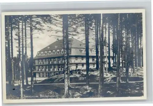 Buehl Baden Buehl Sanatorium Buehlerhoehe * / Buehl /Rastatt LKR