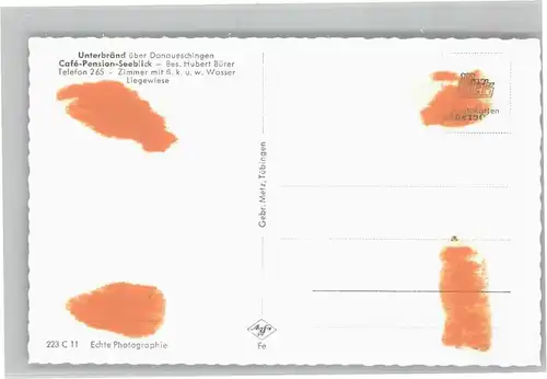Unterbraend Cafe Pension Seeblick *