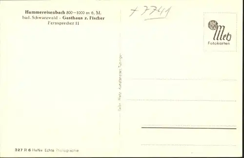 Hammereisenbach-Bregenbach Hammereisenbach Gasthaus zum Fischer * / Voehrenbach /Schwarzwald-Baar-Kreis LKR