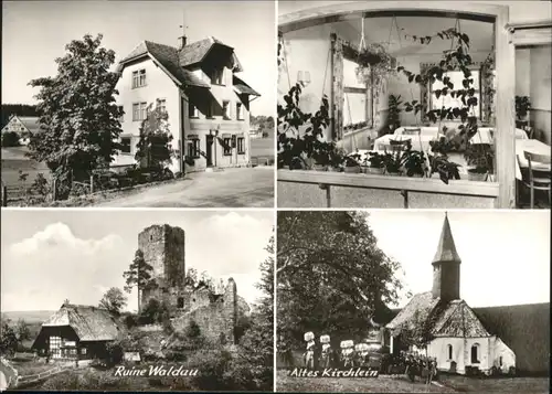 Buchenberg Koenigsfeld Schwarzwald Martinsweiler Gasthaus zum neuen Roessle Ruine Waldau *