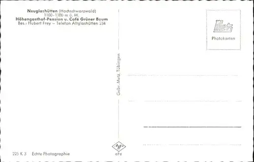 Neuglashuetten Gasthof Pension Cafe Gruener Baum *