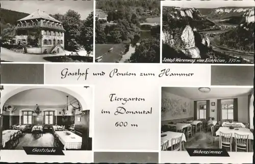 Donautal Tiergarten Gasthaus Pension zum Hammer *