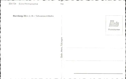 Hornberg Schwarzwald Schwarzwaldbahn *