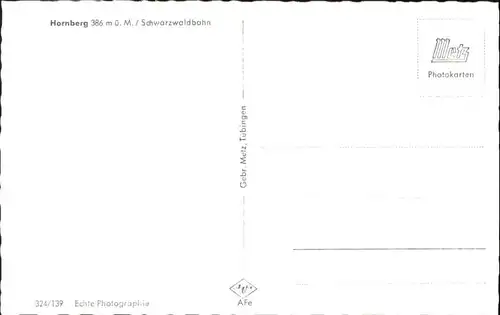 Hornberg Schwarzwald Ortenaukreis  *