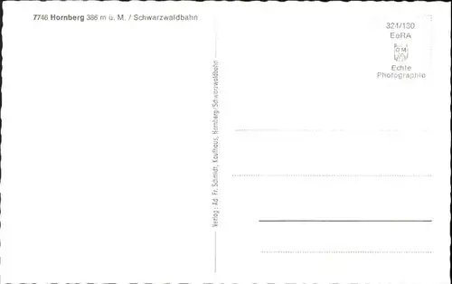 Hornberg Schwarzwald Ortenaukreis Schwarzwaldbahn *