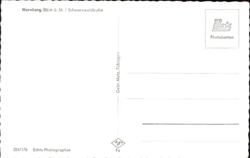 Hornberg Schwarzwald Ortenaukreis Schwarzwaldbahn *