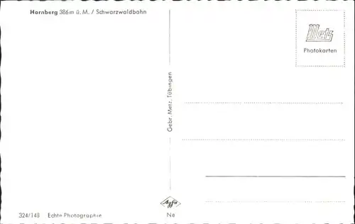 Hornberg Schwarzwald Ortenaukreis Schwarzwaldbahn *