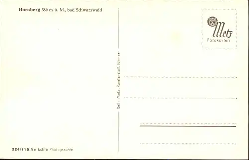 Hornberg Schwarzwald Ortenaukreis  *