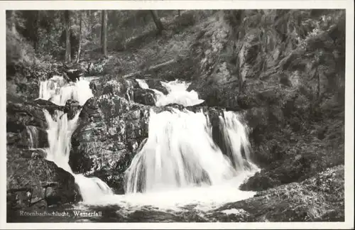 Roetenbach Baden Schlucht Wasserfall *