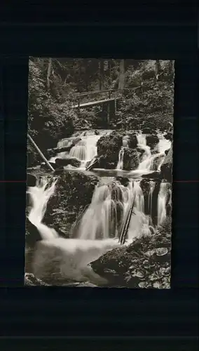 Roetenbach Baden Schlucht Wasserfall *