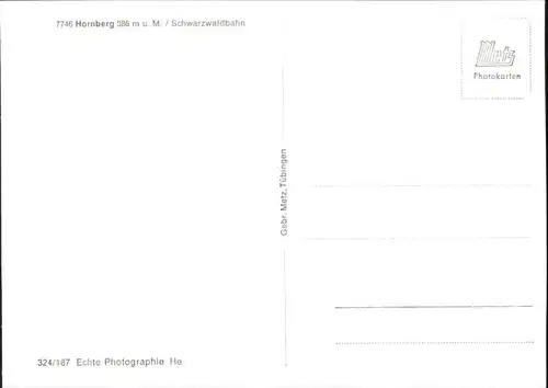 Hornberg Schwarzwald Ortenaukreis  *