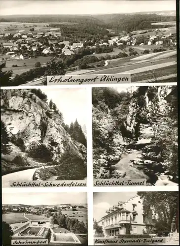 uehlingen-Birkendorf uehlingen Schwimmbad Kaufhaus Sternadl Zwigard Schwedenfelsen Tunnel * / uehlingen-Birkendorf /Waldshut LKR