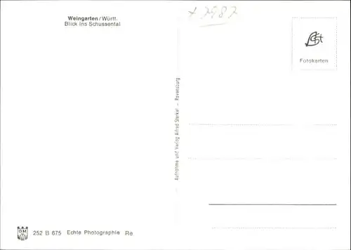 Weingarten Wuerttemberg Weingarten Wuerttemberg Schussental * / Weingarten /Ravensburg LKR