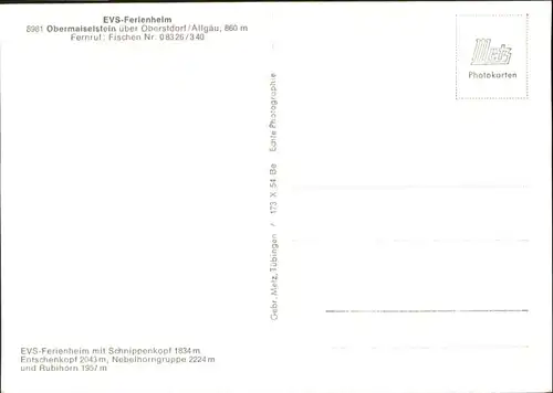 Obermaiselstein EVS-Ferienheim *