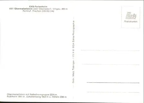 Obermaiselstein EVS-Ferienheim *