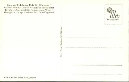 Rubi Gasthof Rubihorn    *